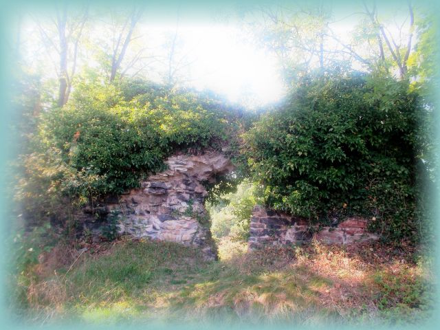 Mauerloch Burg Dohna