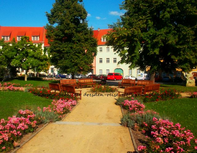 Marktplatz Dohna Sachsen