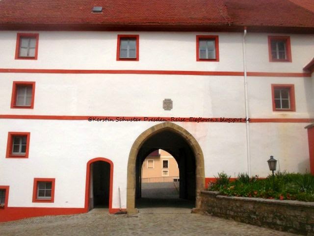 Einfahrt Klostertor Panschwitz-Kuckau Kloster St. Marienstern in der Oberlausitz