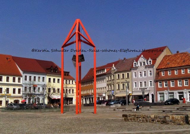 Historischer Marktplatz Sachsen Schiebock
